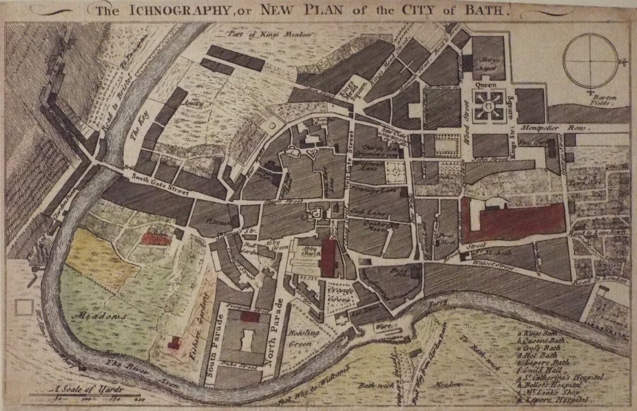 Map of Bath - Bath